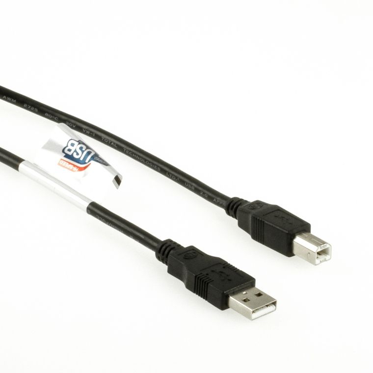 USB 2.0 cable UL + certified AWG28 AWG24 CU 50cm