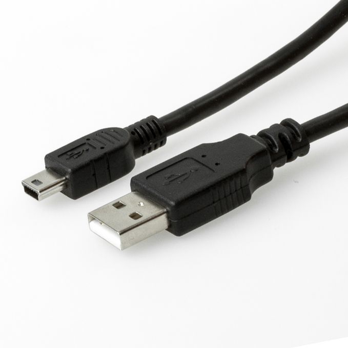 Short USB cable A to Mini B about 16cm