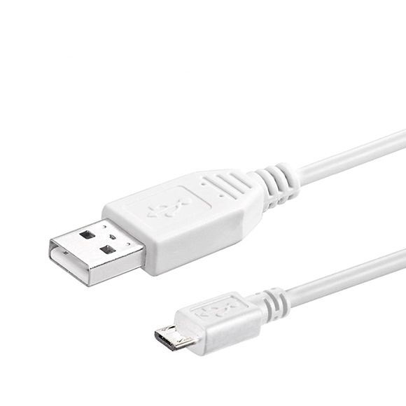 USB 2.0 cable USB A to MICRO B white 60cm