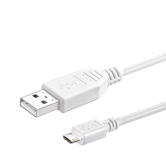 USB 2.0 cable USB A to MICRO B white 1m