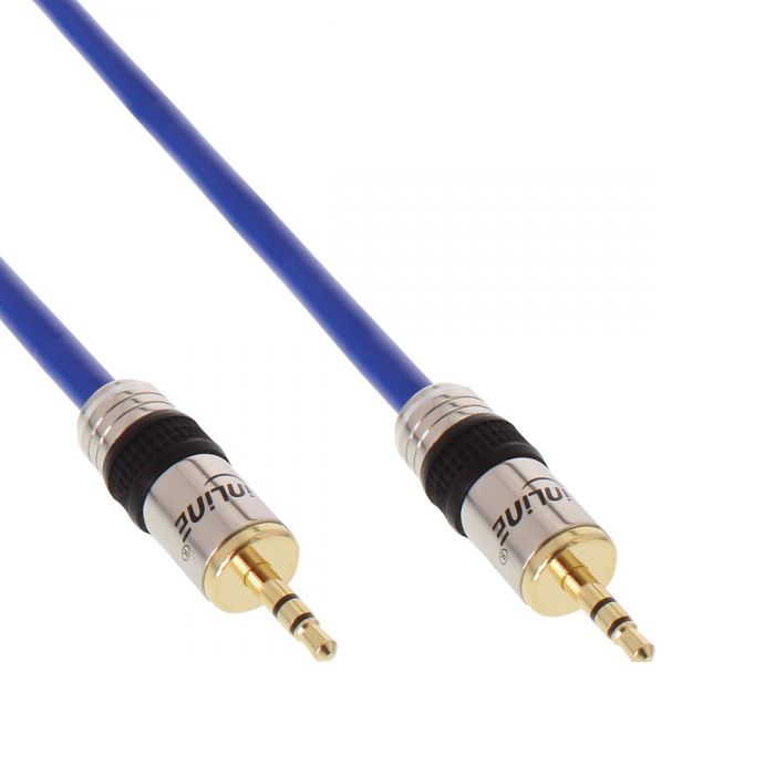 Audio cable STEREO 2x 3.5 audio jack (TRS) PREMIUM quality 2m