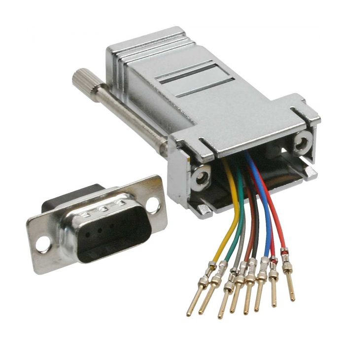 Adapter DB9 male to RJ45 female