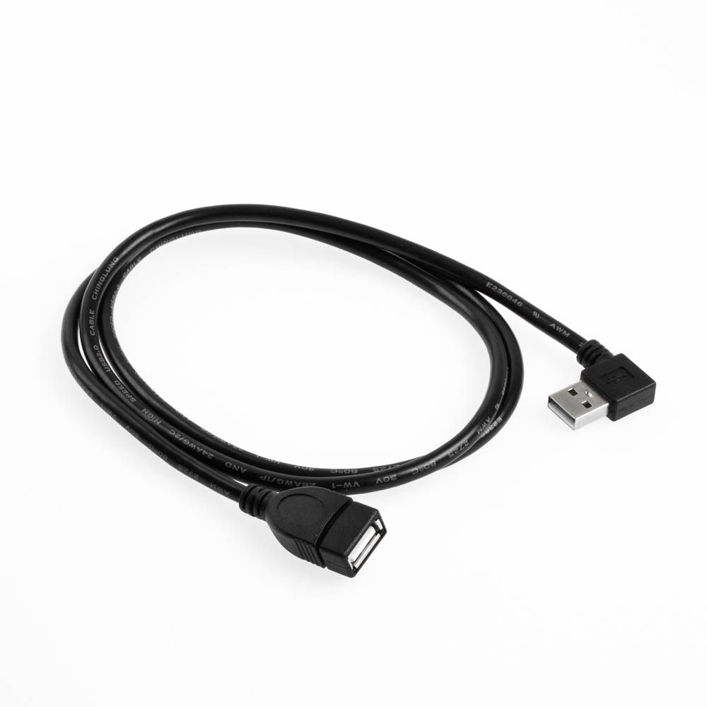 USB extension cable AA ANGLED RIGHT 1m