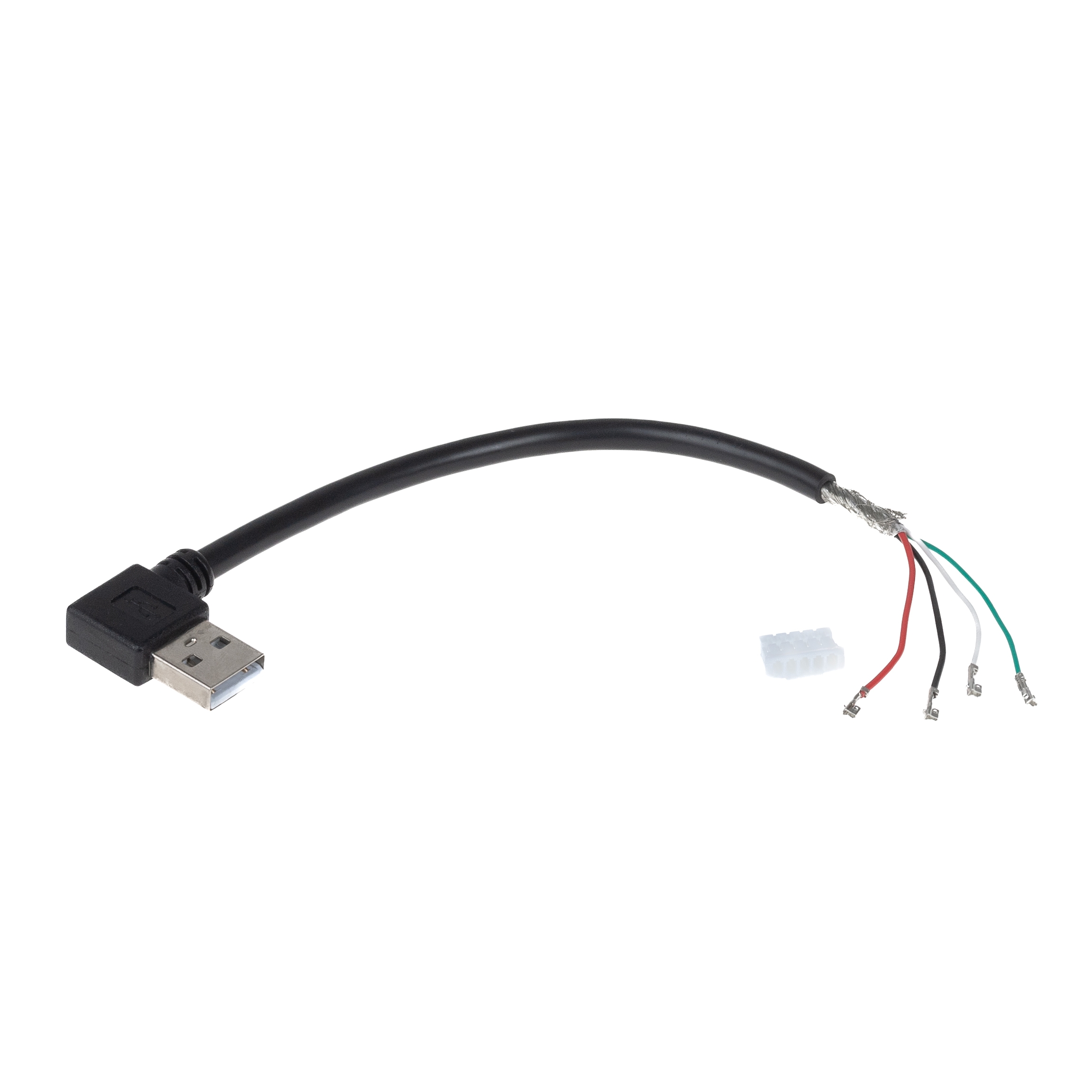 USB 2.0 special cable: A right angled to JST PHR-5 (not plugged in), 19cm