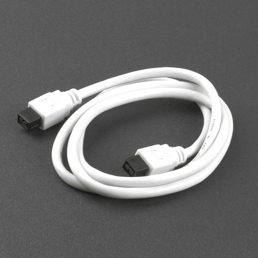 FireWire 800 cable in PREMIUM quality, 9-to-9, white, 1m FireWire 800 cable in PREMIUM quality, 9-to-9, white, 1m