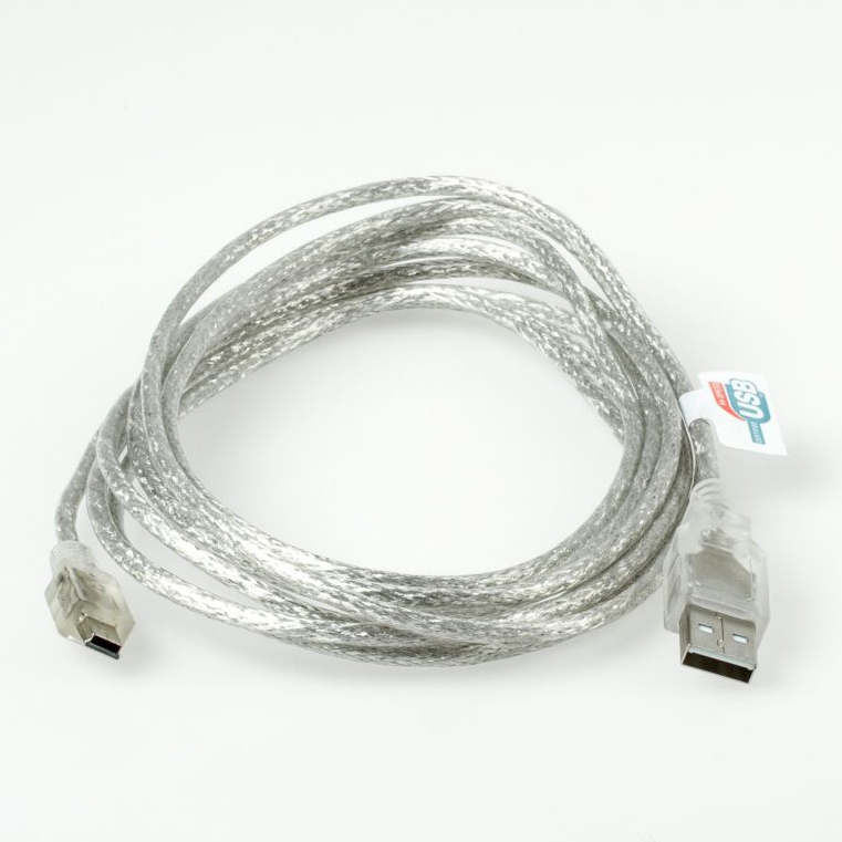 USB cable 5-pin mini B plug 3m