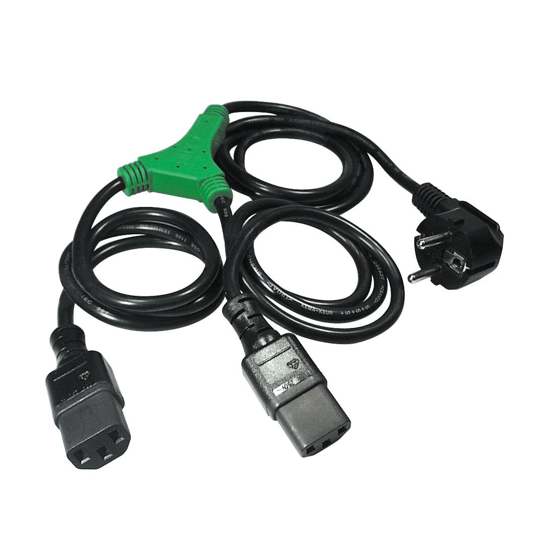 Y power cord for 2 devices 180cm