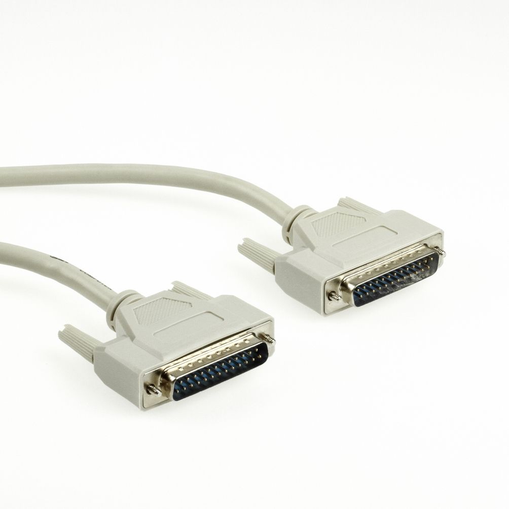 Data cable 2x DB25 male with 1-to-1 connection 5m