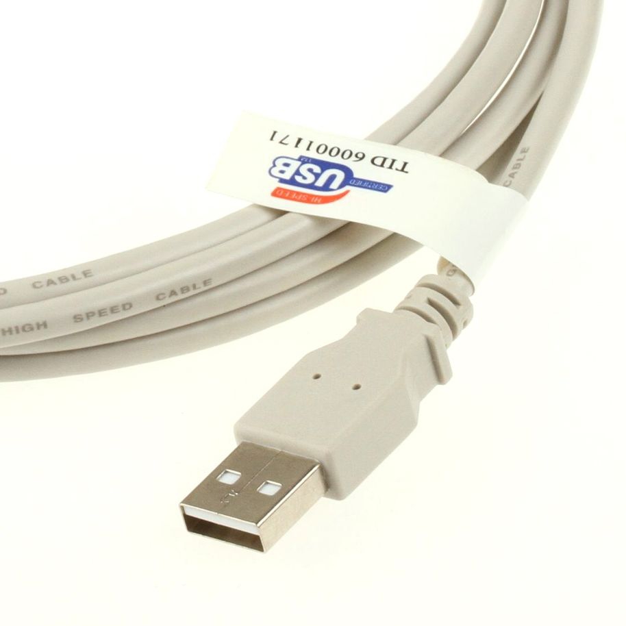 USB cable AB AWG28-1P AWG24-2C certified 5m | CU-50-CE