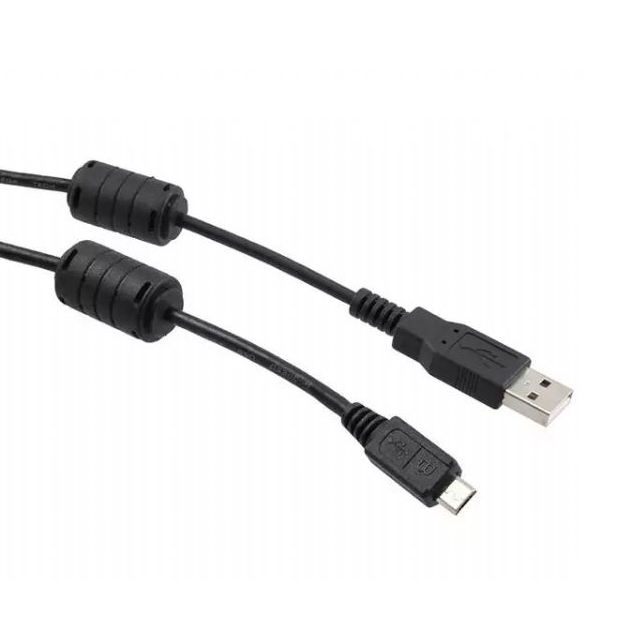 Micro B USB 2.0 cable PREMIUM+ quality 2x ferrit core, 1m