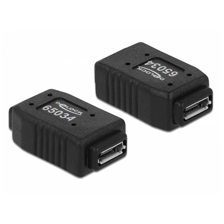 Adapter USB MICRO A+B female to USB MICRO A+B female
