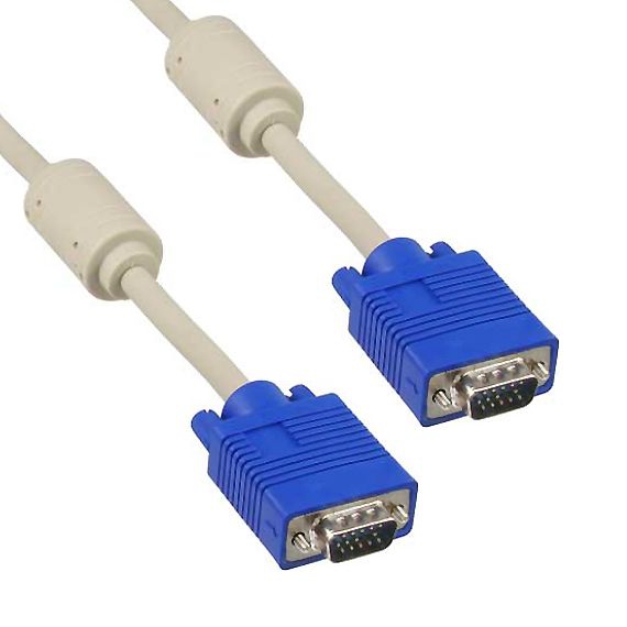 Monitor cable, 2x HDDB15 male, 3+7, 30cm Monitor cable, 2x HDDB15 male, 3+7, 30cm