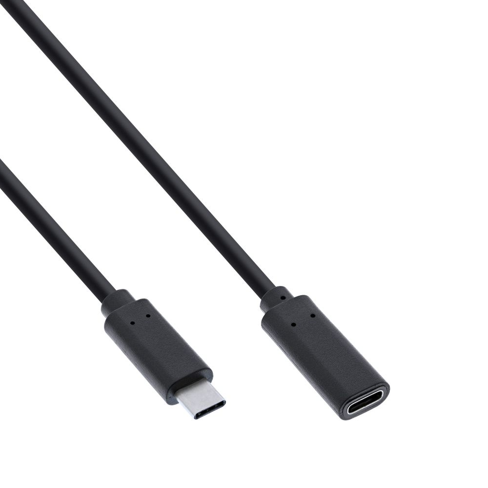 USB extension cable Type-C™ male-female, 10 Gbps, 3A, 50cm