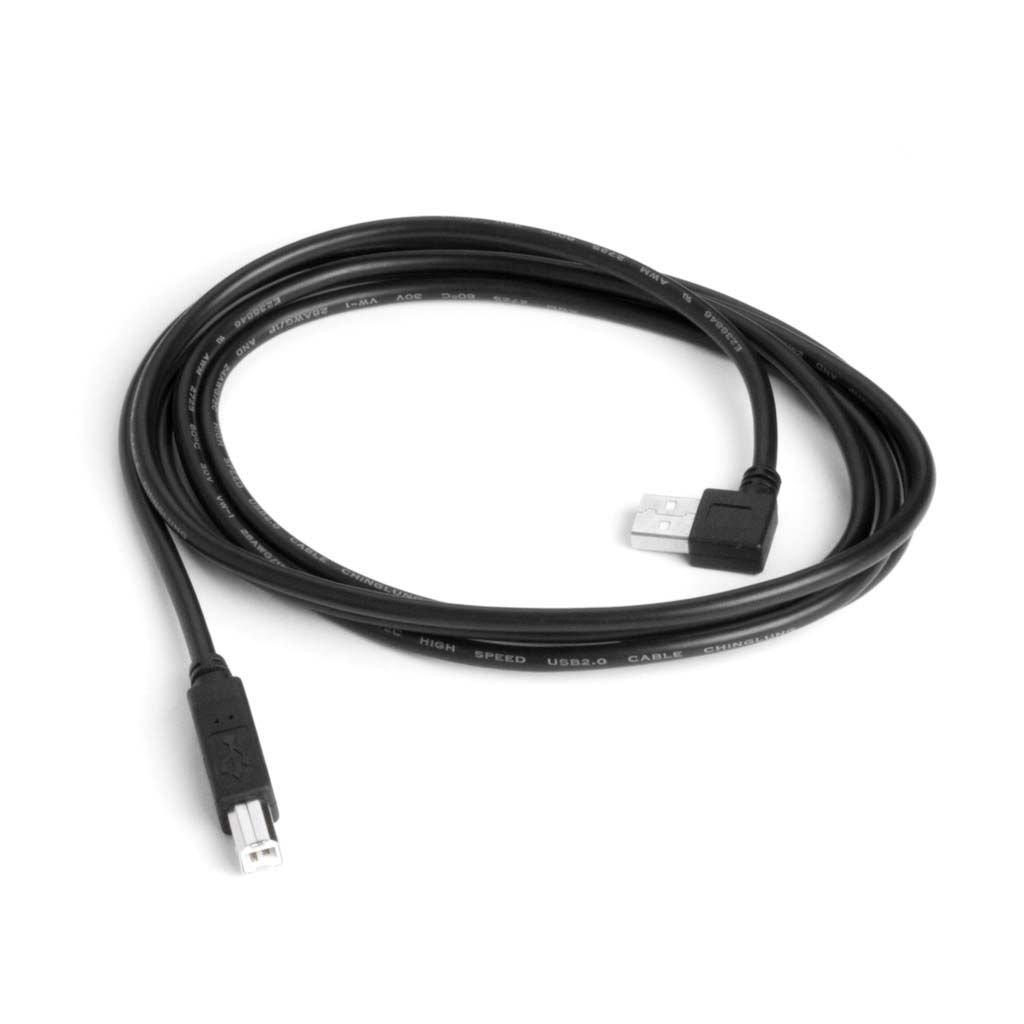 USB cable plug A right angled LEFT 2m