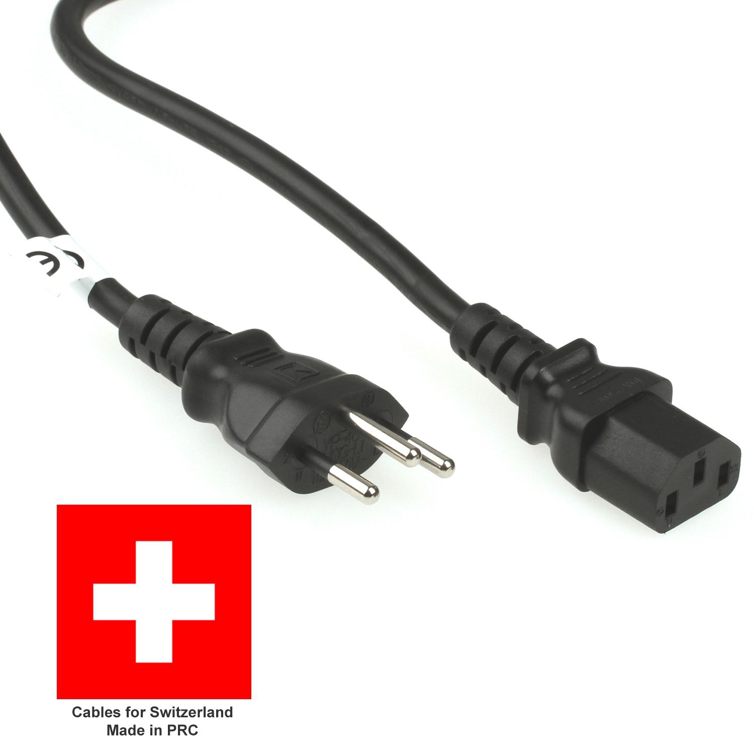 Power cord Power cable SWISS SWITZERLAND 50cm