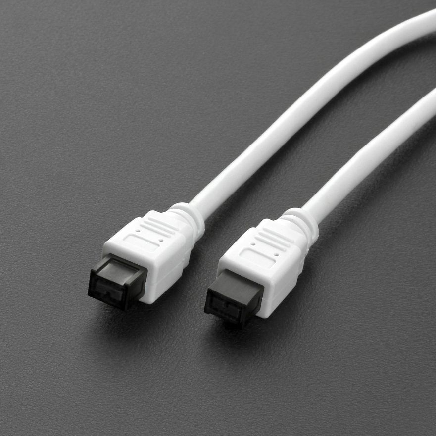FireWire 800 cable in PREMIUM quality, 9-to-9, white, 30cm FireWire 800 cable in PREMIUM quality, 9-to-9, white, 30cm