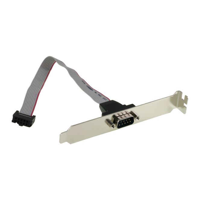 Slot Adapter DB9 male with 25cm cable SERIAL pinout 1-to-1
