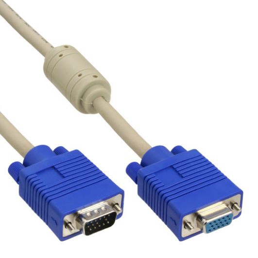 SVGA VGA monitor cable HDDB15 male-female 30cm SHORT