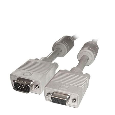 VGA monitor cable male-female all 15 pins connected 1-to-1 5m VGA monitor cable male-female all 15 pins connected 1-to-1 5m