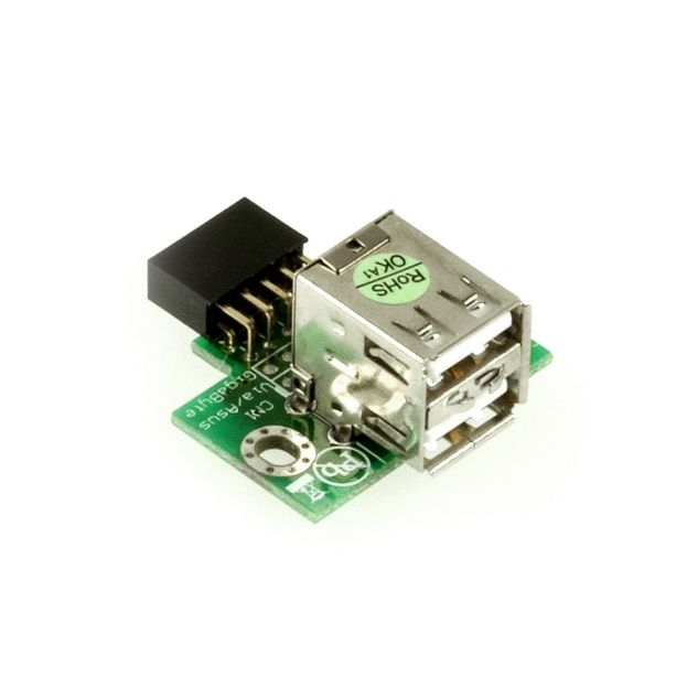 Adapter 2x USB A female to motherboard connector