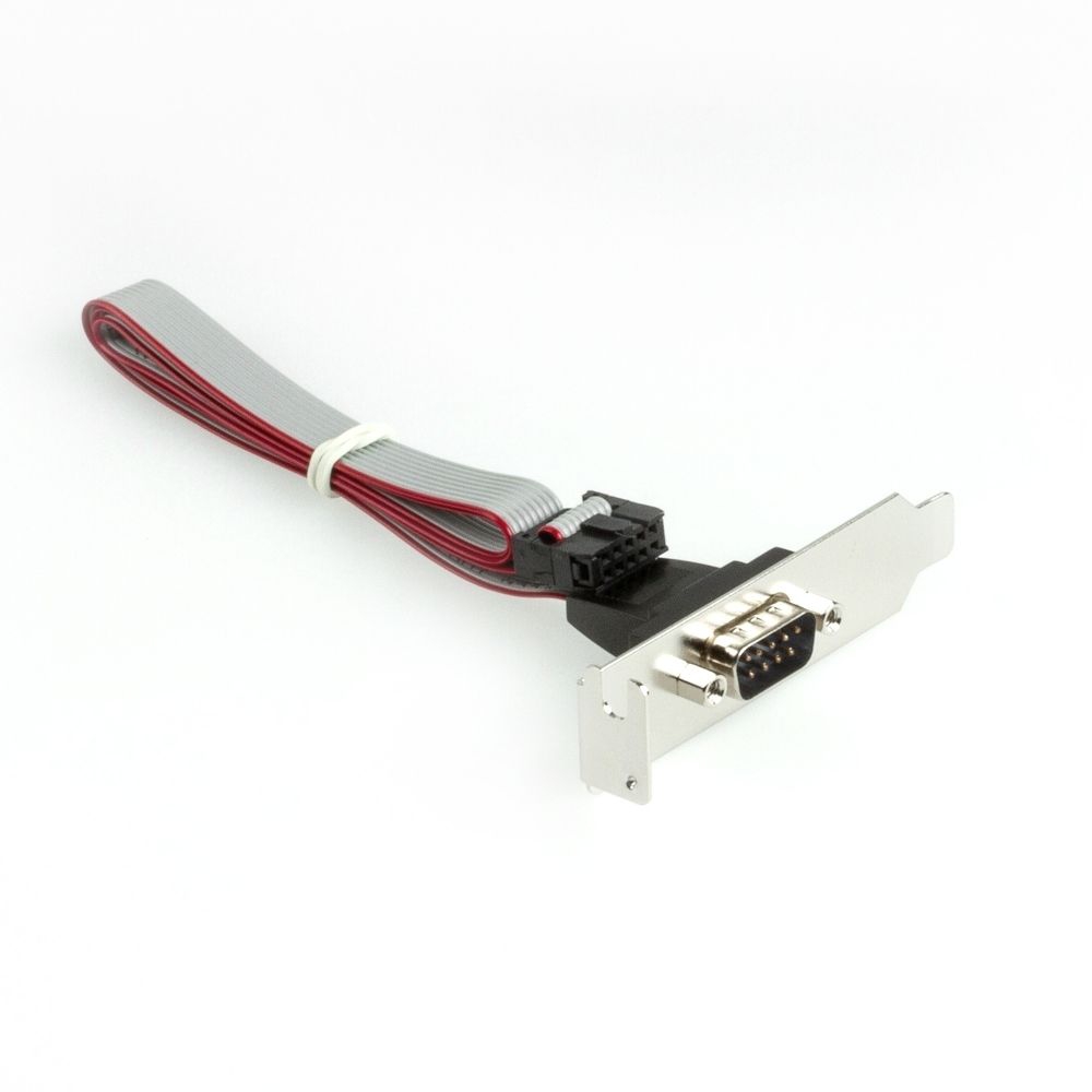 Slot adapter DB9 SERIAL cable 60cm LOW PROFILE
