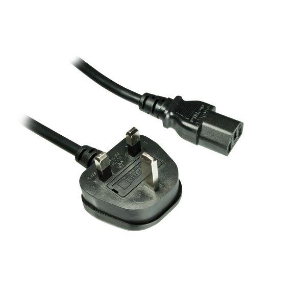 Power cord for UK+IRELAND with 10A fuse 180cm