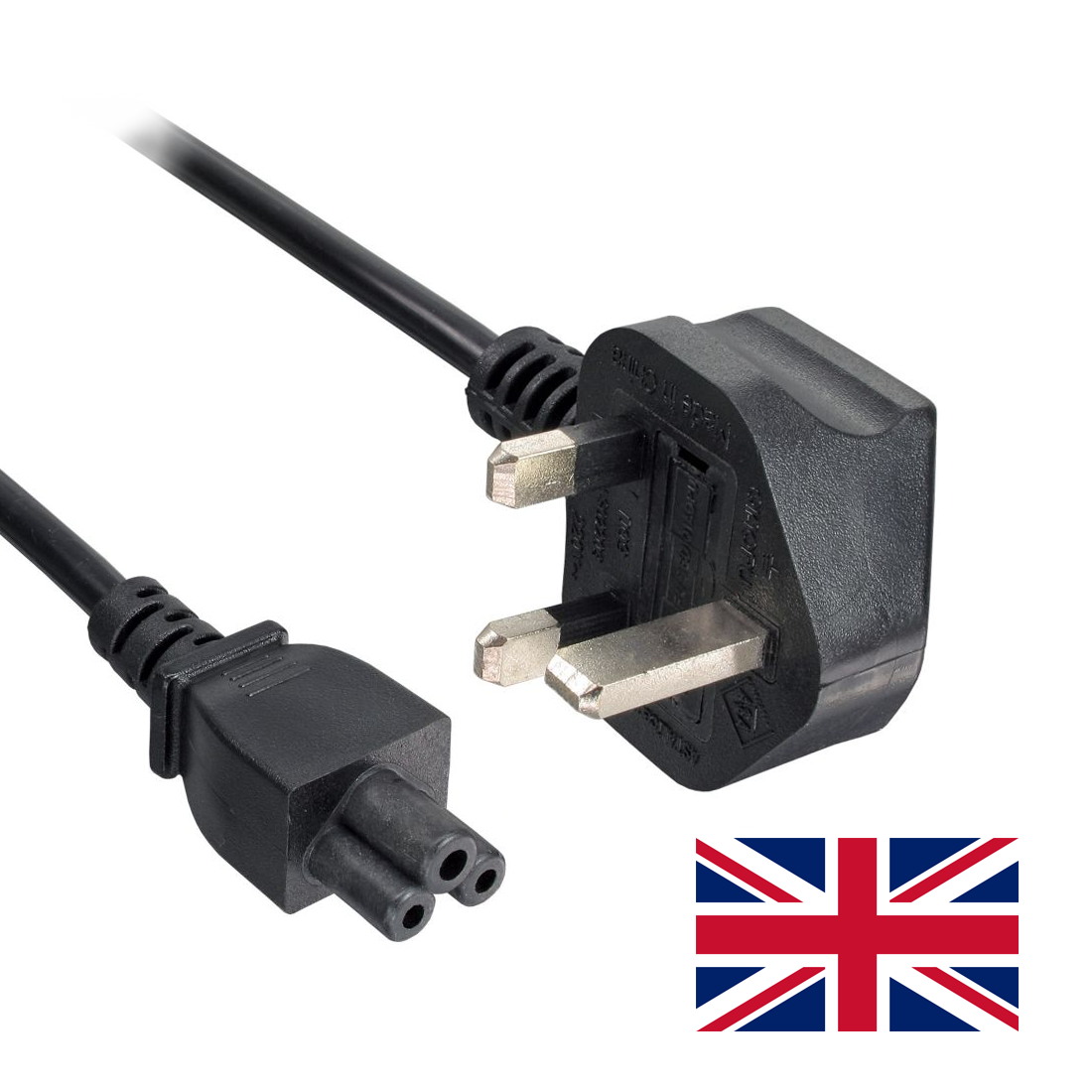 Notebook power cord for UK Ireland 180cm