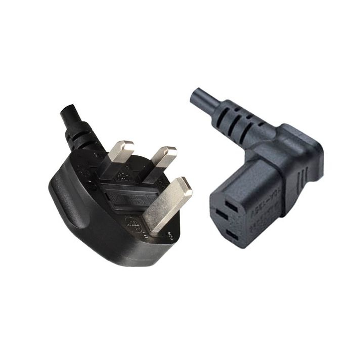 Power cord UK with C13 angled UP 180cm