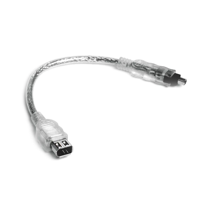 Firewire adapter cable 6 pin female to 4 pin male