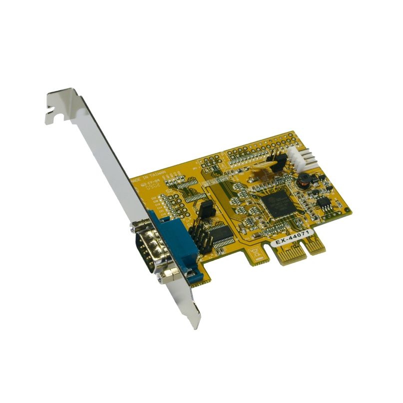 Serial PCI Express card for PC, 1x DB9, RS232