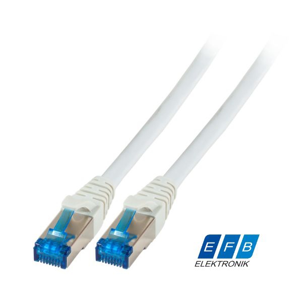 Cat.6A UL patch cable S/FTP AWG26 500Mhz 10Gbps grey 5m