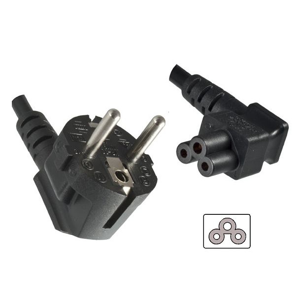 Notebook power cord C5 ANGLED 180cm Notebook power cord C5 ANGLED 180cm
