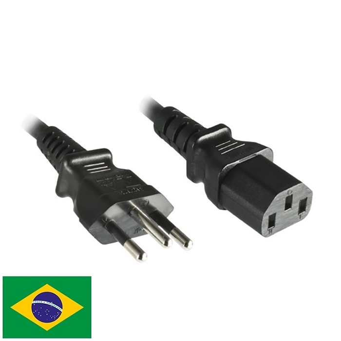 Power cord for Brazil 180cm
