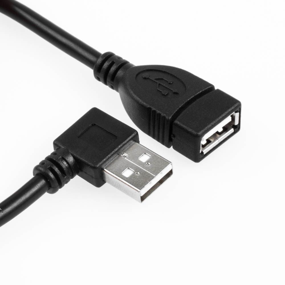 USB extension cable AA ANGLED LEFT 25cm