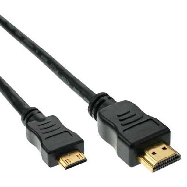 HDMI cable with plug A to Mini HDMI plug C 10m