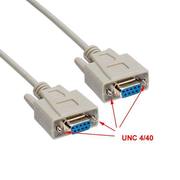 NULL Modem cable 2x DB9 female with Cross Over Pinout 3m CNULL101